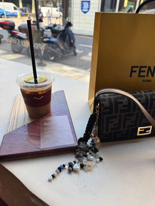 Charmbubü Pastel Keychain Bag Charm – One-of-a-Kind Handmade Accessory