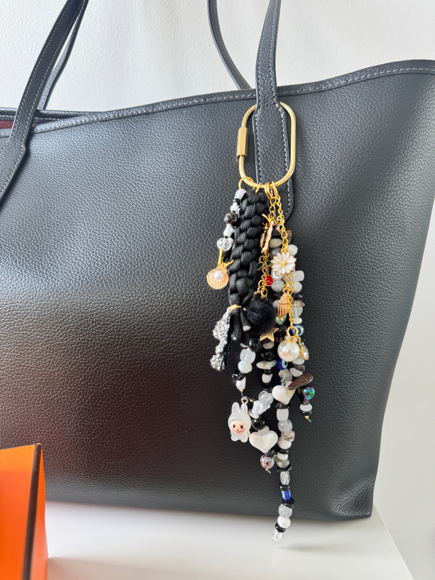 Charmbubü Pastel Keychain Bag Charm – One-of-a-Kind Handmade Accessory