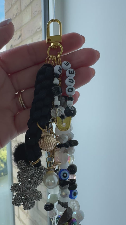 Charmbubü Pastel Keychain Bag Charm – One-of-a-Kind Handmade Accessory